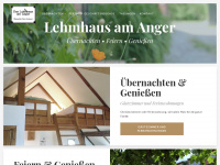 lehmhaus-am-anger.de Webseite Vorschau