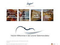 lenzner-strings.de Webseite Vorschau