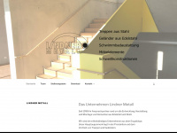 lindner-metall.de Webseite Vorschau