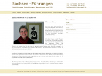 sachsen-fuehrungen.de Webseite Vorschau