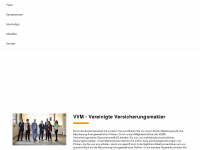 vvm-gmbh.de Webseite Vorschau