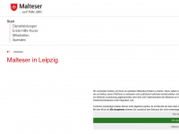 malteser-leipzig.de Webseite Vorschau