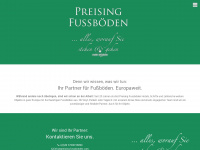 preising-fussboeden.com Webseite Vorschau