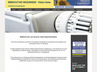 heine-solar.de Webseite Vorschau