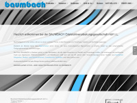 baumbach-edelstahlverarbeitung.de Webseite Vorschau