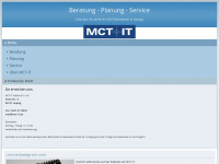 mct-it.de Webseite Vorschau