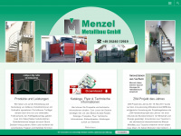 menzel-metallbau.de Webseite Vorschau