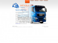 menoli-transporte.de Webseite Vorschau