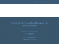 metallbau-grosse.de Webseite Vorschau