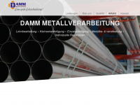metallverarbeitung-damm.de Webseite Vorschau