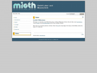 mieth-gmbh.de Webseite Vorschau