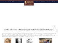 muehlenbau-schumann.de Webseite Vorschau