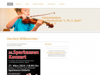 musikschule-doebeln.de Webseite Vorschau