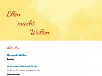 ellen-macht-wellen.de Webseite Vorschau