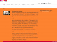 new-voice-generation.de Webseite Vorschau