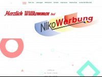 niko-werbung.de Webseite Vorschau