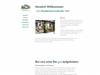 niederhermsdorfer-hof.de Webseite Vorschau
