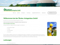 oekotec-anlagenbau.de Webseite Vorschau