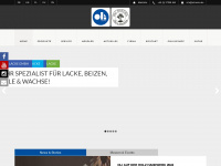 oli-lacke.de Webseite Vorschau