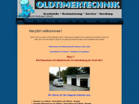 oldtimertechnik.de Webseite Vorschau