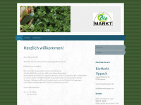 biomarkt-oppach.de Webseite Vorschau