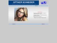 optikerschneider.de Webseite Vorschau