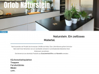 orlob-naturstein.de Webseite Vorschau