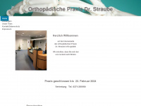 orthopaedie-straube.de Webseite Vorschau