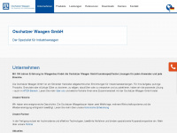 oschatzer-waagen.de Webseite Vorschau