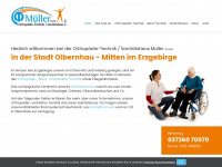 orthopaedie-technik-mueller.de Webseite Vorschau