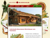 mehrer-blockhaus.de Webseite Vorschau