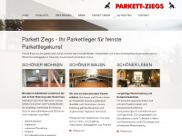 parkett-ziegs.de Webseite Vorschau
