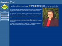 pension-rosita.com Webseite Vorschau