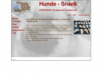 hunde-snack.ch Webseite Vorschau