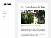 pension-helth.de Webseite Vorschau
