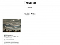 travelist.de Webseite Vorschau