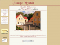 stange-muehle.de Webseite Vorschau