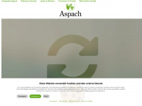 aspach.de Webseite Vorschau