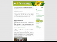 eco-ferien-blog.de Webseite Vorschau