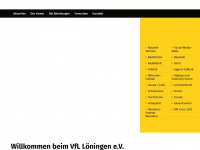 vfl-loeningen.de Webseite Vorschau