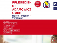 pflegedienst-adamowicz.de Webseite Vorschau