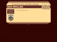 bau-mueller-neuhausen.de Webseite Vorschau
