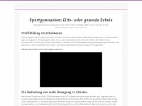 sportgymnasium-leipzig.de Webseite Vorschau