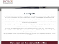 protecta-steuerberatung.de Webseite Vorschau