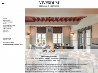 restaurant-vivendum.com Webseite Vorschau