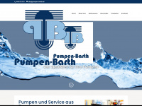 pumpen-barth.de Webseite Vorschau