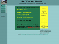 radio-naumann.de Webseite Vorschau
