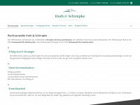 huth-schimpke.de Webseite Vorschau