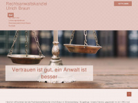 rechtsanwalt-ulrich-braun.de Webseite Vorschau