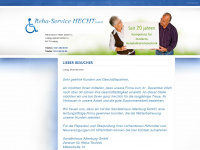 reha-service-hecht.de Webseite Vorschau